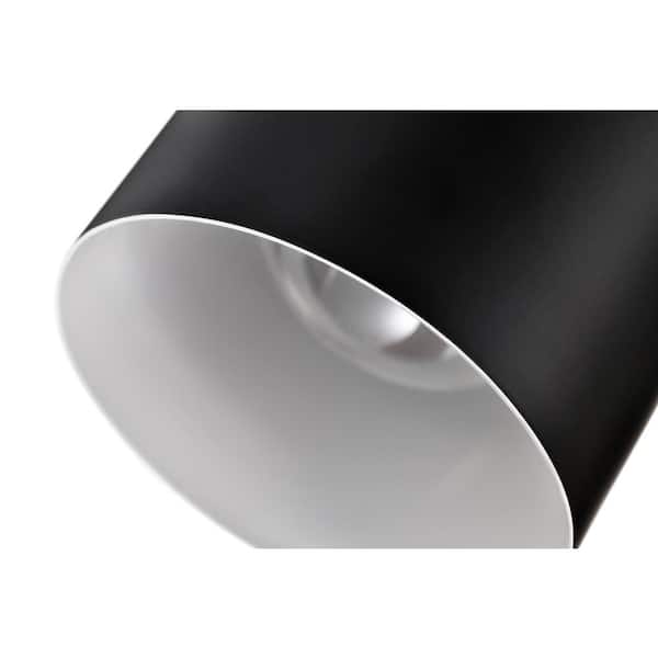 Edvivi 1-Light Matte Black Modern Mini Pendant Light with