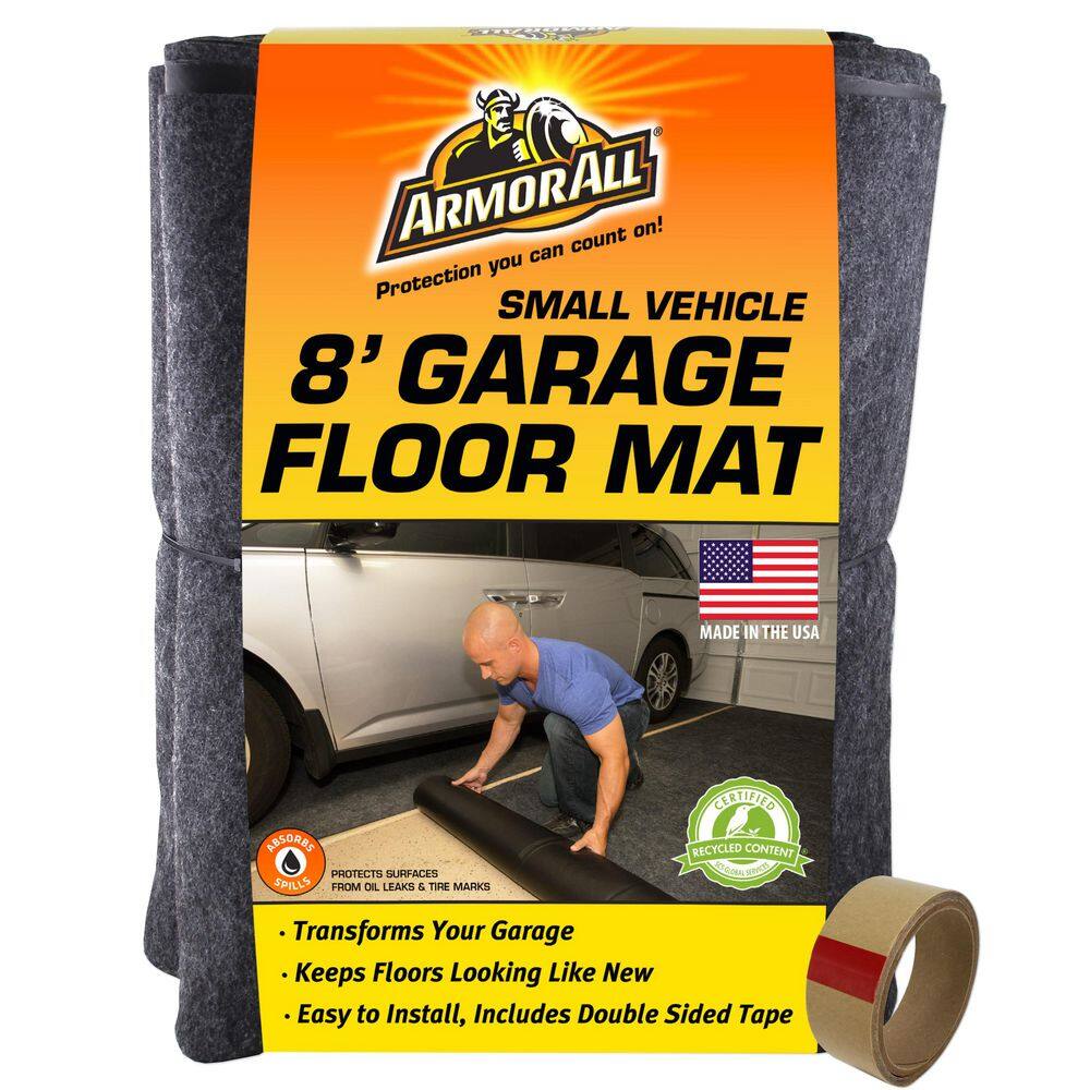 Garage Floor Mat 7 ft. 4 in. W x 8 ft. 4in. L Charcoal Commercial/Residential Absorbent Waterproof Garage Flooring Rolls price history on PriceWatchPro