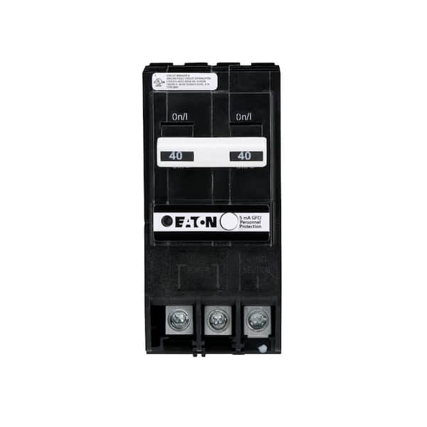 Eaton BR 40 Amp 120-Volt/240-Volt Double-Pole Circuit Breaker PON
