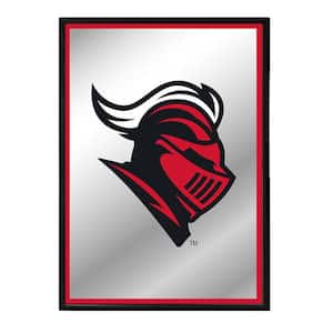 19 in. X 28 in. Rutgers Scarlet Knights Mascot Framed Mirrored Decorative Sign