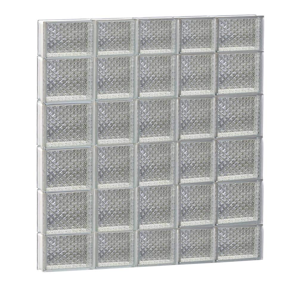 32.75 in. x 42.5 in. x 3.125 in. Frameless Diamond Pattern Non-Vented Glass Block Window price history on PriceWatchPro