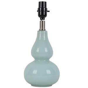 Mix and Match 13.5 in. H Spa Blue Accent Lamp Base