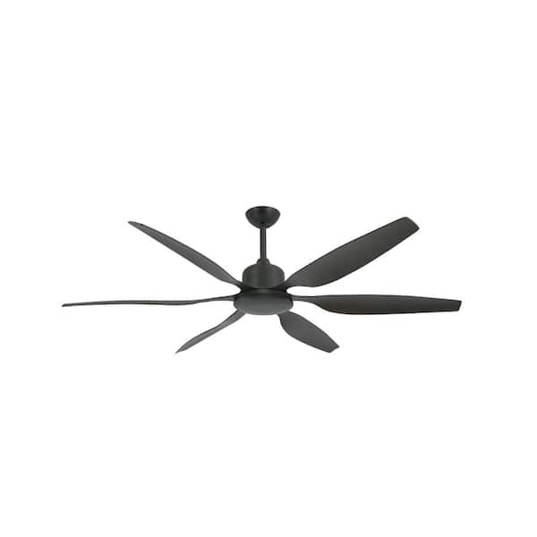 TroposAir Titan II Wi-Fi 66 in. Indoor/Outdoor Oil Rubbed Bronze Smart Ceiling Fan with Remote Control