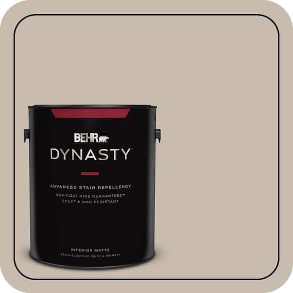 BEHR DYNASTY 1 gal. #ECC-44-1 Barley Field Matte Interior Stain-Blocking Paint & Primer