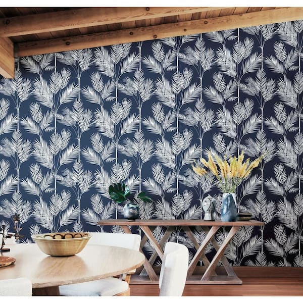 56 sq. ft. King Palm Silhouette Wallpaper