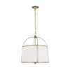 Generation Lighting Stonington 2-Light Antique Gild Chandelier with ...