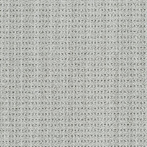 Mirrorball - Glisten Gray - 40 Oz. SD Polyester Pattern Installed Carpet