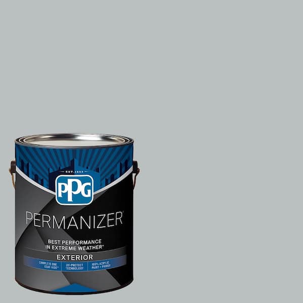 PERMANIZER 1 gal. PPG1039-2 Maiden Mist Flat Exterior Paint