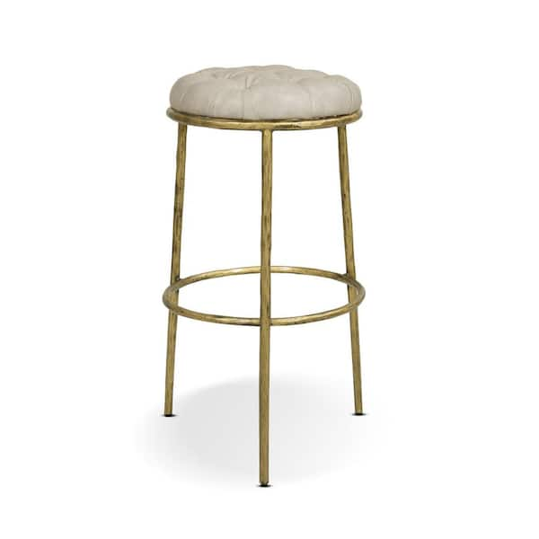 Leather and discount brass counter stools