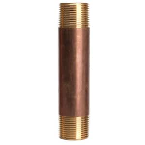 3/4 in. x 3-1/2 in. Brass MIP Nipple Fitting (3-Pack)
