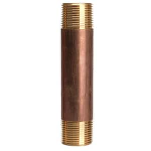 LTWFITTING 1/2 in. x 4 in. MIP Brass Nipple Fitting (3-Pack) HF10686403 -  The Home Depot