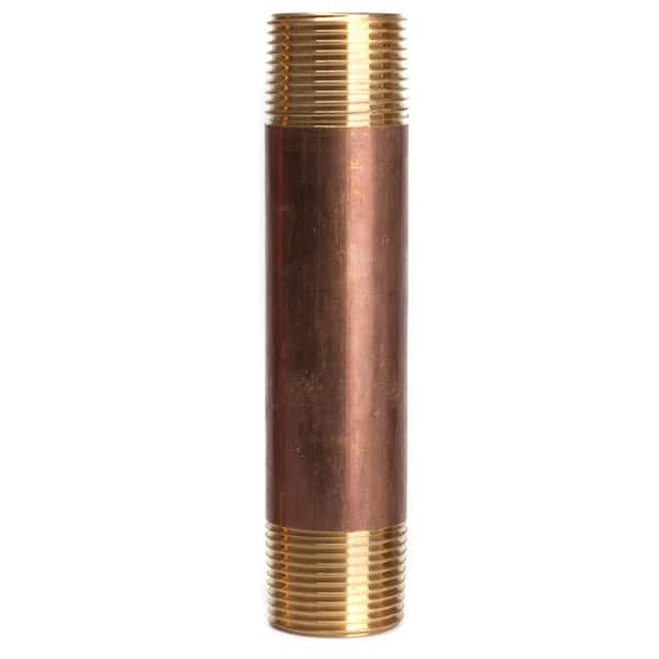 LTWFITTING 3/4 in. x 3-1/2 in. Brass MIP Nipple Fitting (3-Pack)