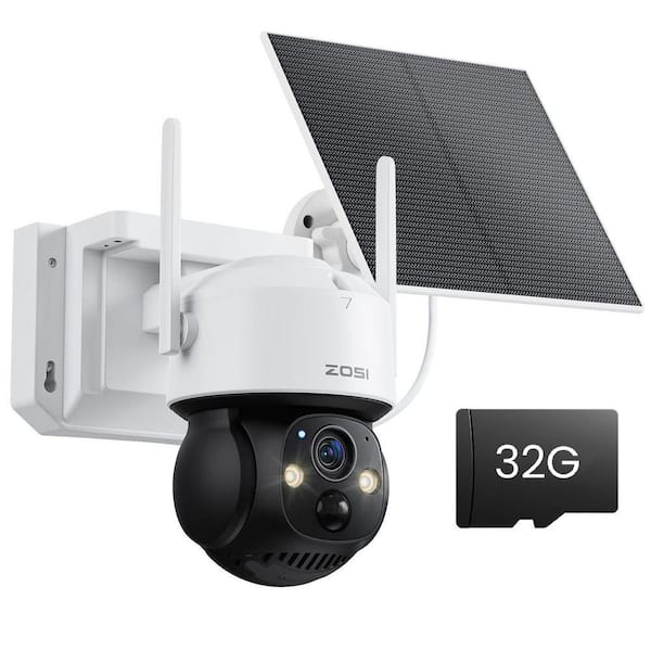 C291 4MP HD Plug-in Wifi 6 Outdoor Security Camera, 360° Pan/Tilt, AI Person Vehicle Detection, Color Night Vision