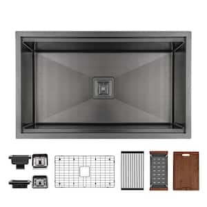 S STRICTLY KITCHEN + BATH 32 in. Undermount Single Bowl 16 Gauge