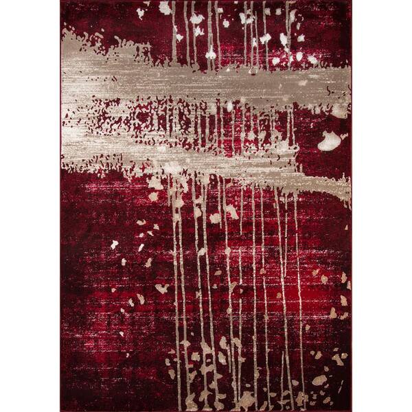 Momeni Monterey Red 8 ft. x 10 ft. Indoor Area Rug