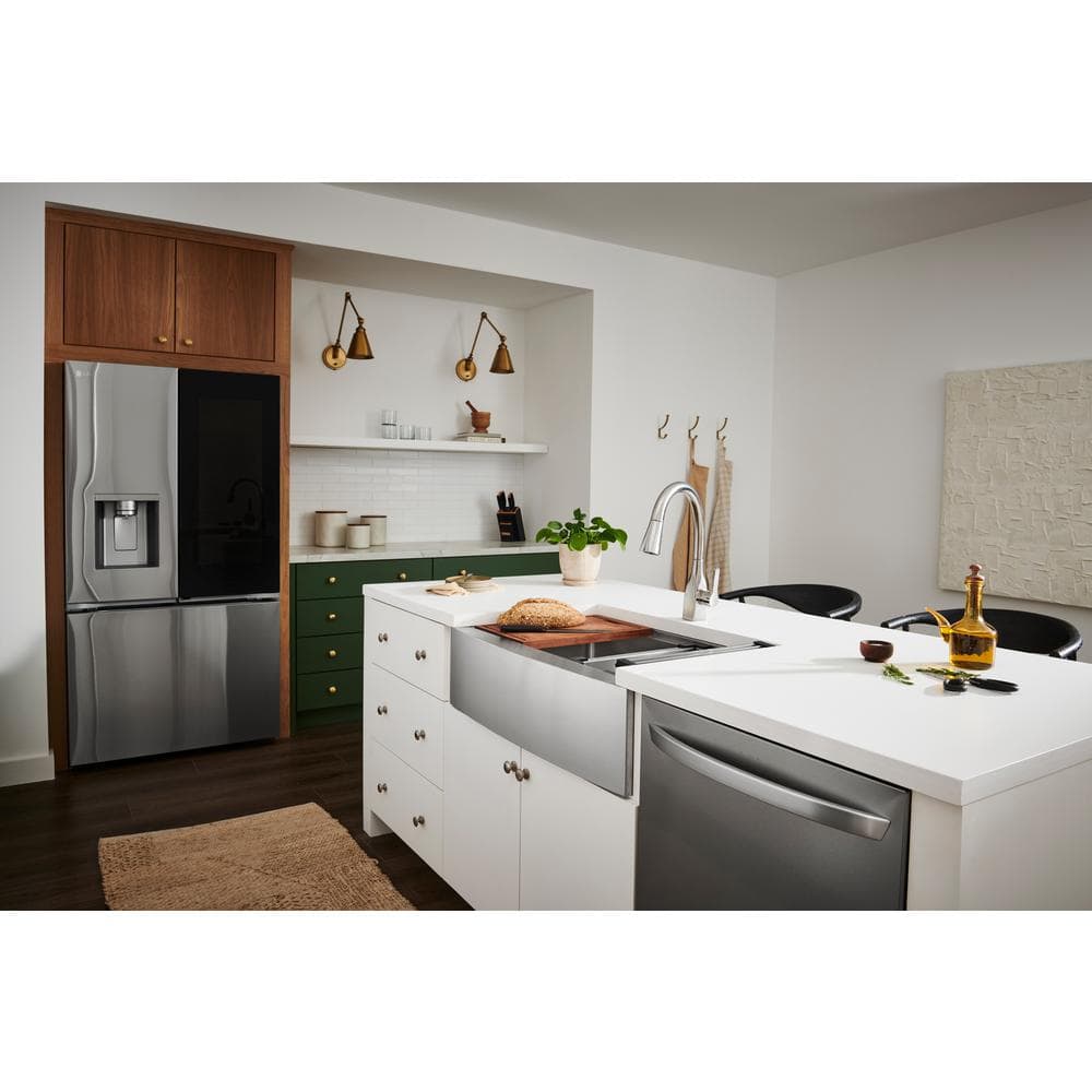 Verona 30" Stainless Steel Farmhouse Workstation Sink with Accessories