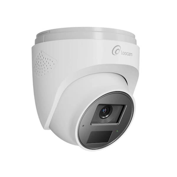 4K PoE Add-On Wired Security IP Camera Outdoor, Person Vehicle Detection, Two Way Audio, Only Works with 4K PoE NVR