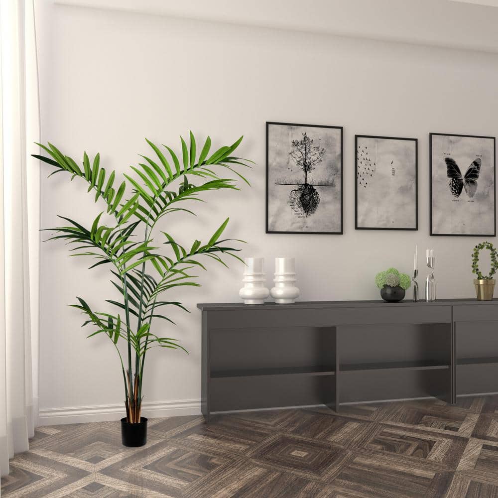7 ft. Artificial Potted Kentia Palm
