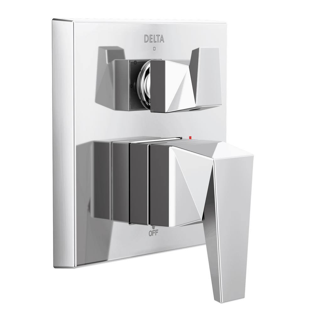 Trillian 2-Handle Wall-Mount 3-Function Diverter Valve Trim Kit in Lumicoat Chrome (Valve Not Included) price history on PriceWatchPro