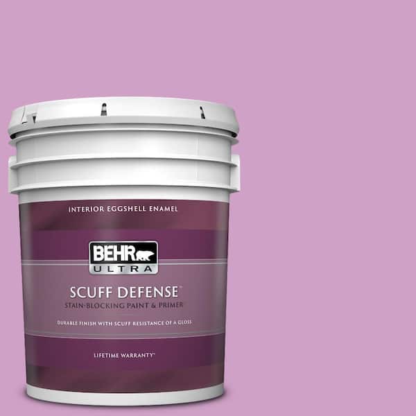 BEHR ULTRA 5 gal. #670B-4 Geranium Bud Extra Durable Eggshell Enamel Interior Paint & Primer