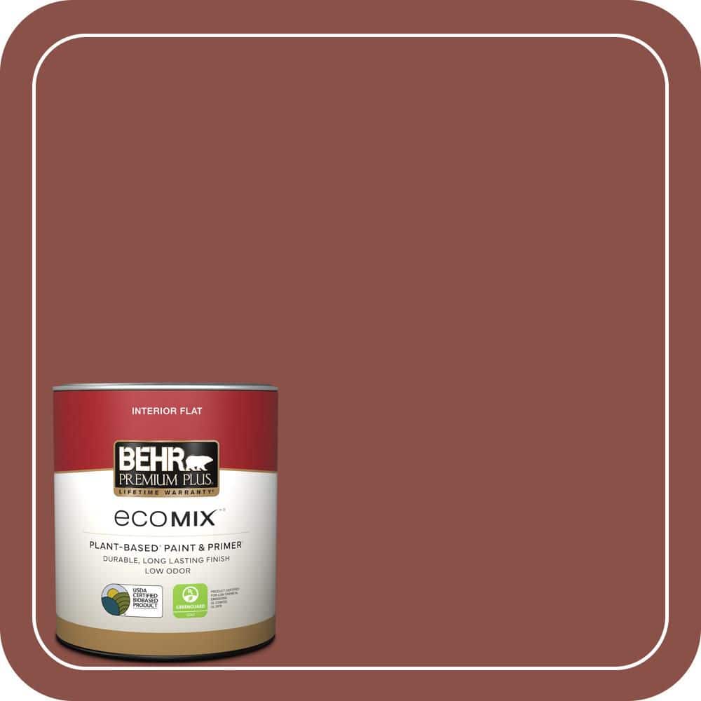 1 qt. #S150-6 Spiced Berry Flat EcoMix Plant-Based Interior Paint & Primer price history on PriceWatchPro