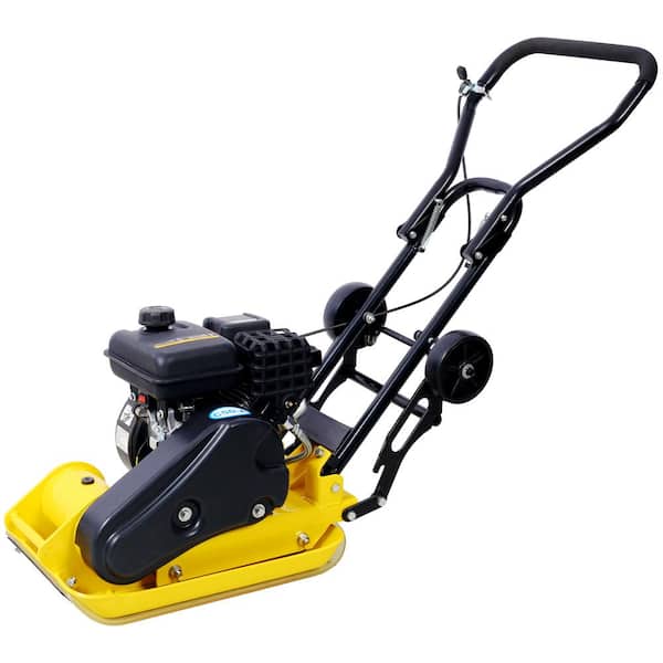 maocao hoom 2.5 HP Plate Compactor Gas 79.7 cc 8200N Force Construction Concrete Tamper Machine Power Paver