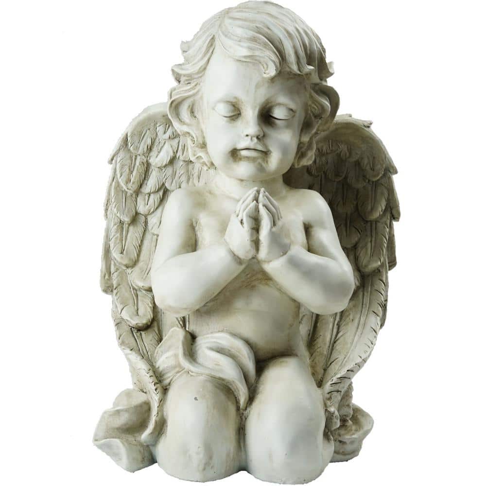 praying baby angel statue