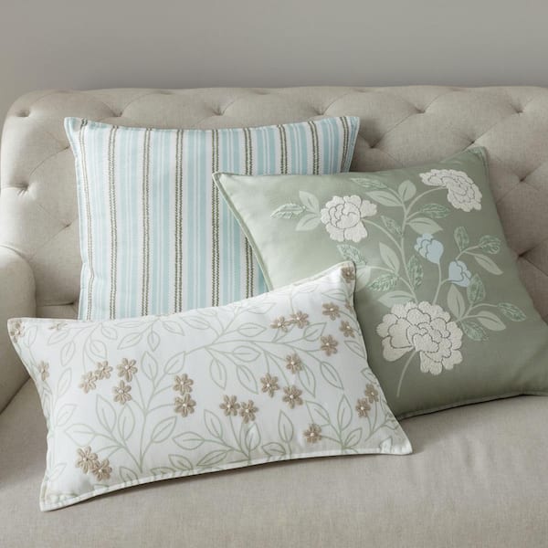 Sage green and gray throw pillows hot sale