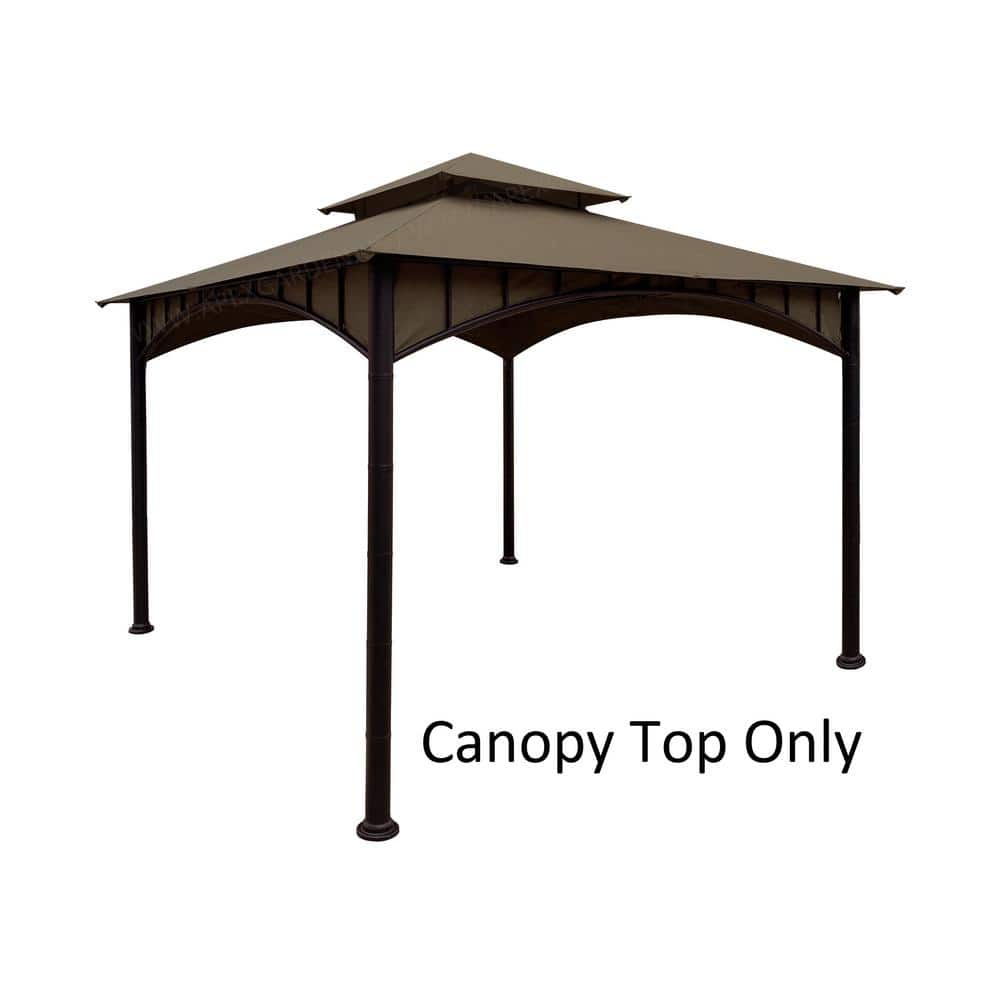 Tan Polyester Replacement Canopy Top for 10' x 10' Gazebo