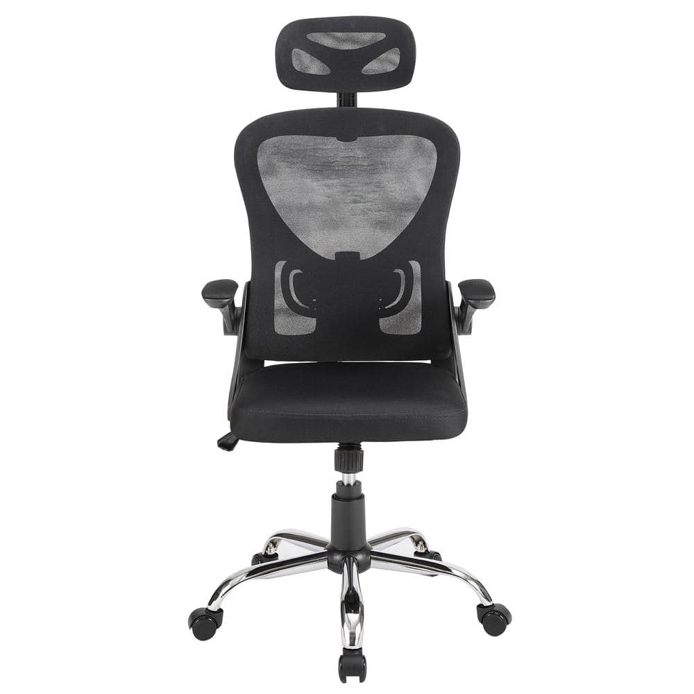 Black Ergonomic High Back Mesh Swivel Office Chair with Adjustable Arms