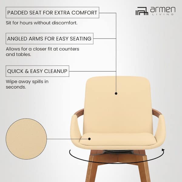 Baylor Stool - Cream Baylor Stool - Cream