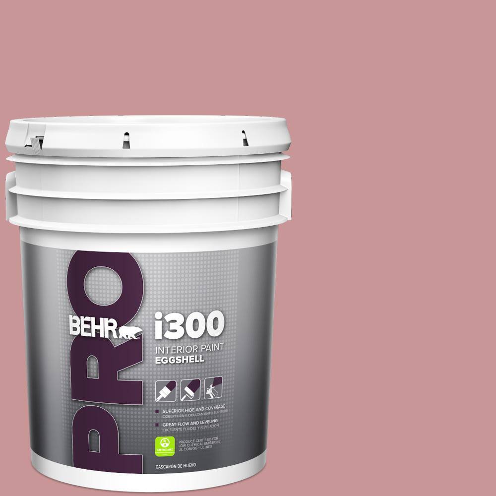 BEHR PRO 5 Gal. #S140-4A Dusty Rose Eggshell Interior Paint