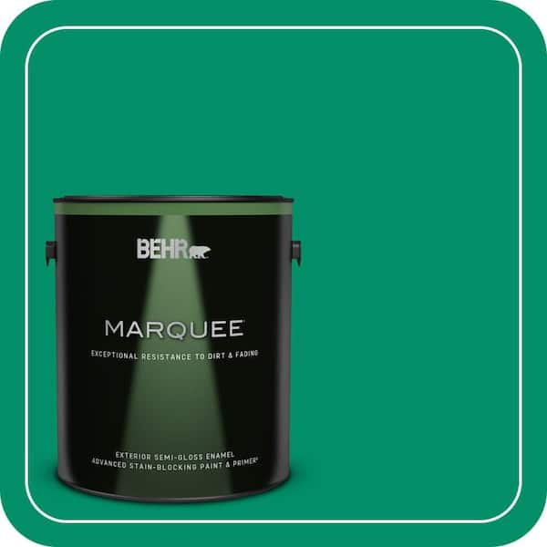 BEHR MARQUEE 1 gal. #MQ4-15 Balsam Semi-Gloss Enamel Exterior Paint & Primer