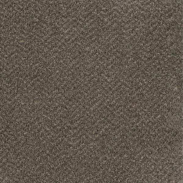 TrafficMaster Promenade - Drive - Gray 24 oz. SD Polyester Texture Installed Carpet