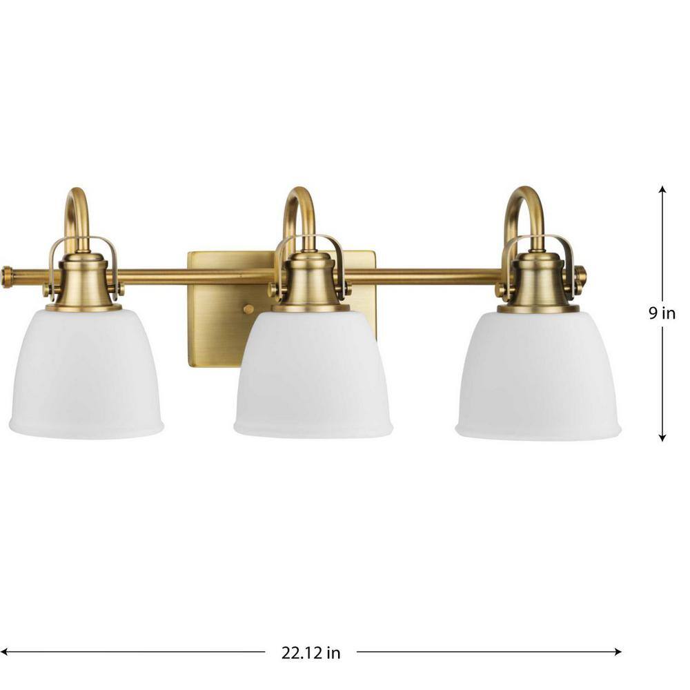Preston Vintage Brass 22" Outdoor Vanity Light