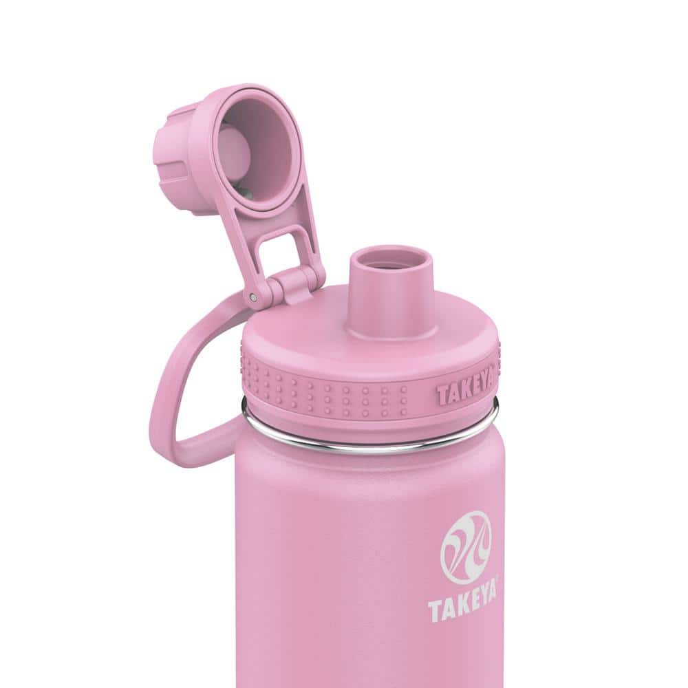 Takeya Actives 24 oz. Lilac Insulated Stainless Steel Water Bottle with  Spout Lid 51185 - The Home Depot