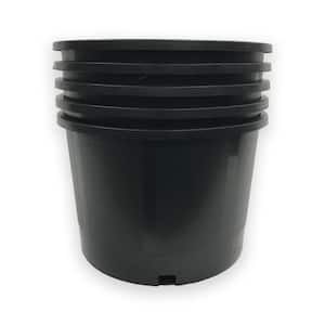 5 Gal. Heavy-Duty Round Nursery Trade Pot, 4.2 Gal/18 l/0.56 cu. ft. (10-Pack)