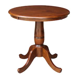Dining Essentials Espresso Solid Wood Dining Table