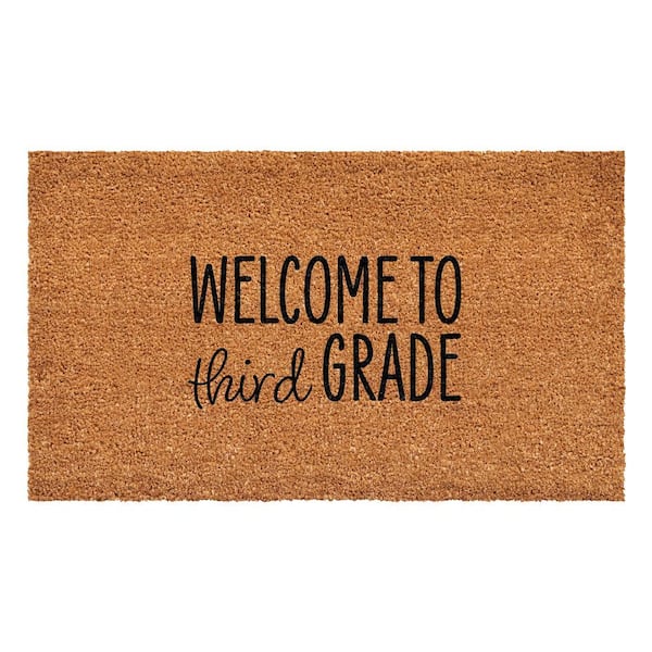 Calloway Mills Personalized Welcome to Grade Doormat 24