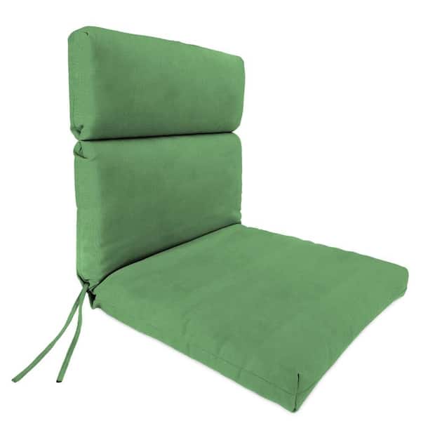 Jordan Manufacturing 23 in. L x 45.5 in. W x 4 in. T Rectangular Outdoor Chair Cushion in Canvas Cucumber