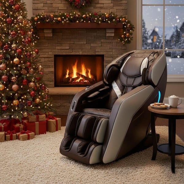 Acro HD Series Brown Smart 3D Massage Chair with Body Scan, Voice Controls, Smart Learning, Bluetooth and Zero Gravity