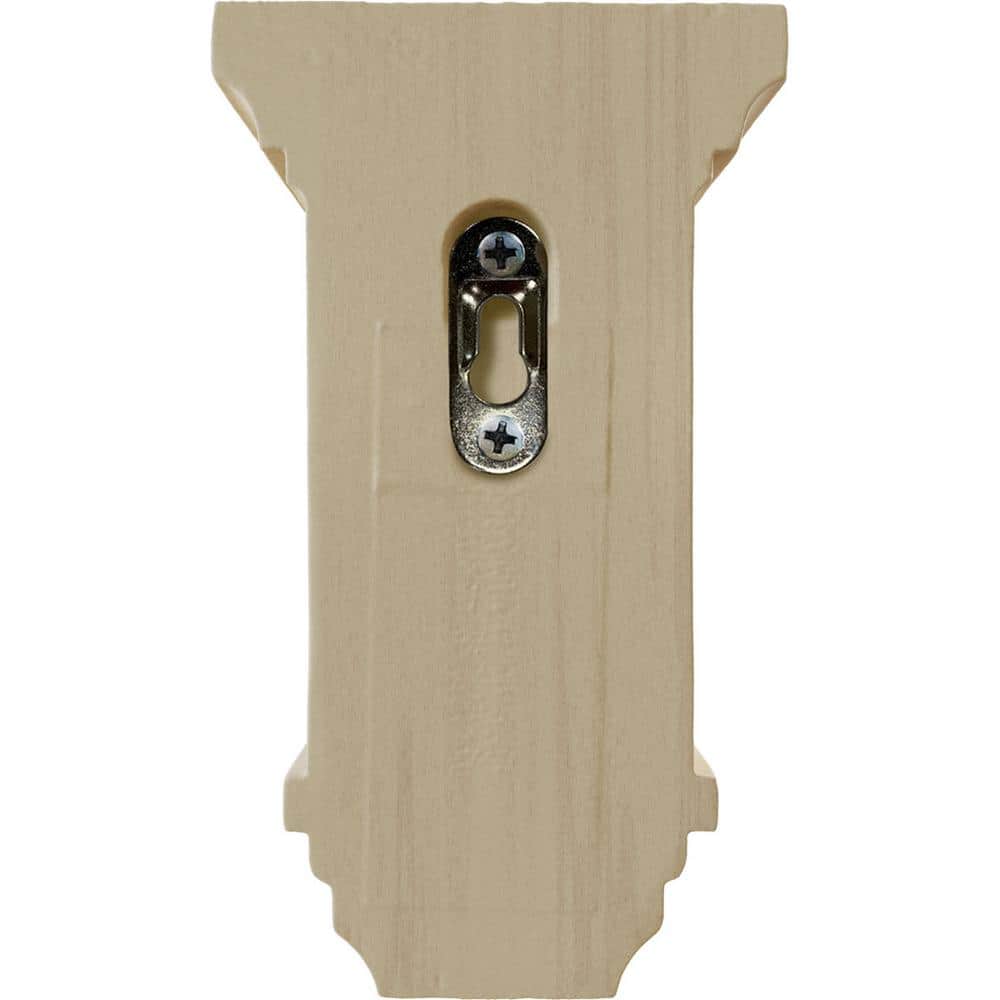 Mini Jefferson Rubberwood Corbel 3.5"W x 3.75"D x 6"H