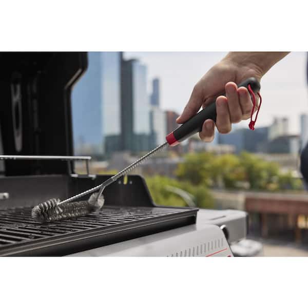 Weber 18 in. BBQ Grill Cleaner Brush for Cold Cleaning 3400714