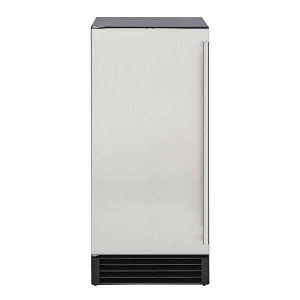 60 lbs. Built-in Freestanding Self-Contained Ice Maker in Stainless steel