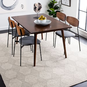 Marbella Beige 8 ft. x 10 ft. Abstract Geometric Area Rug