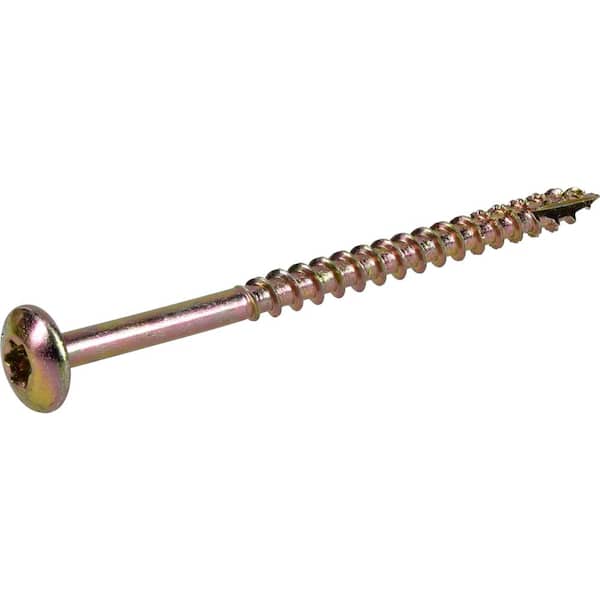 #8 x 2-1/2 in. Star Drive Wafer Head Cabinet Screws 1 lb.-Box (107-Piece)