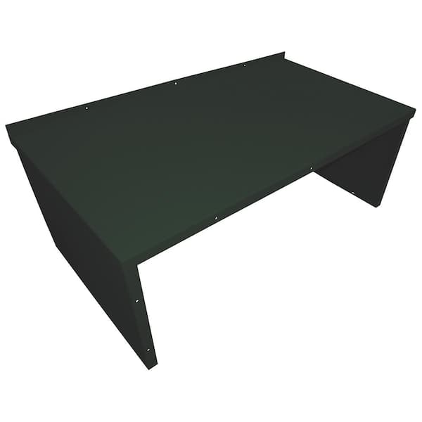 Bilco Classic Series 55 in. x 30 in. Hunter Green Powder Coated Painted Steel Cellar Door Extension for SZ CGPC6