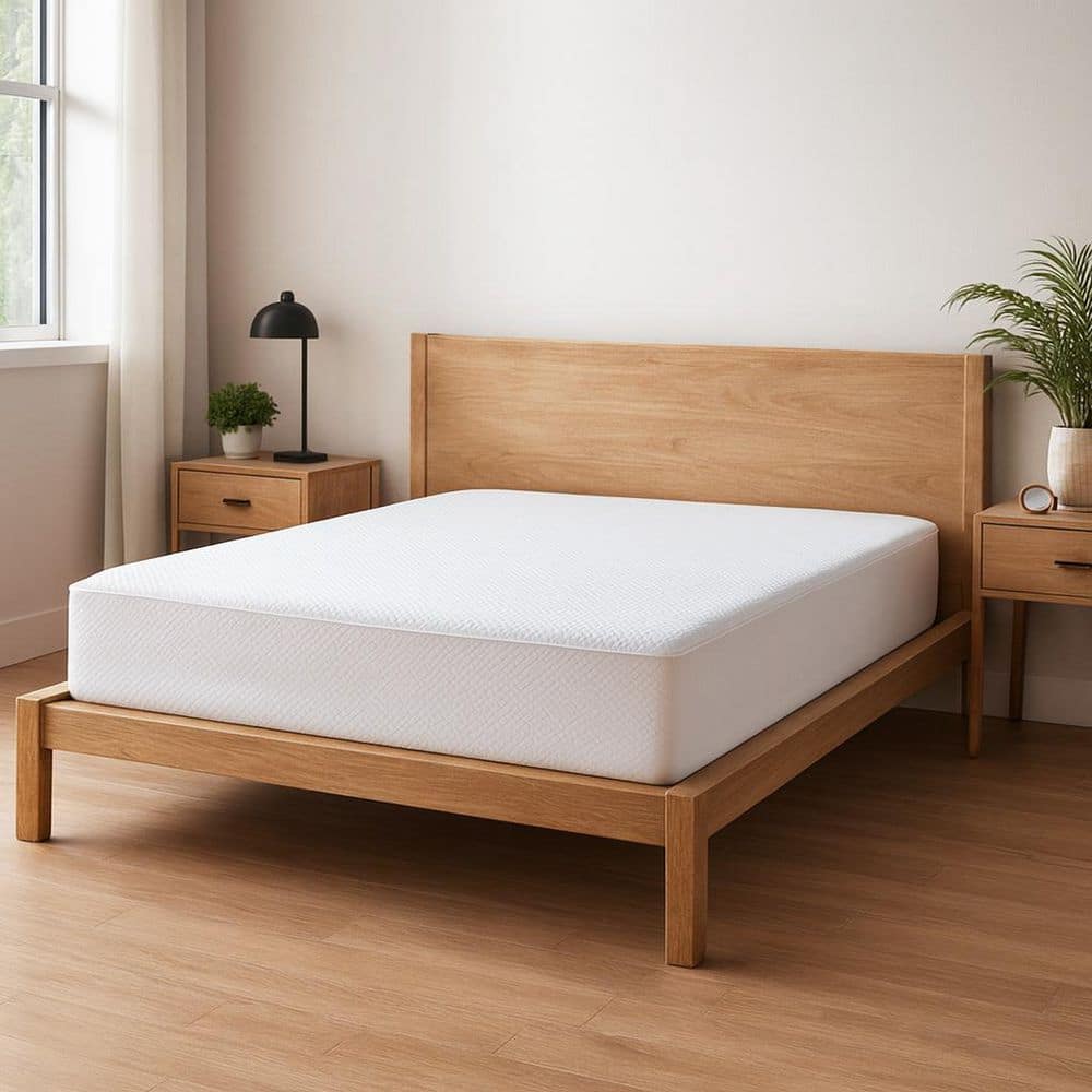 Basic Protector Queen Bamboo Tencel Fiber Dust-Mite-Repelling, Waterproof and Stain Resistant Protector 4-Piece
