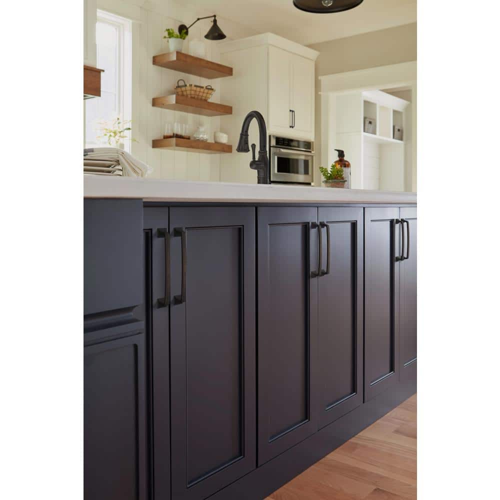 Traditional Oil-Rubbed Bronze Arch Cabinet Pull with Mounting Hardware
