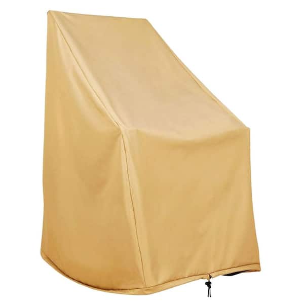 27.25" W x 34.25" D x 45.25" H Apricot Crush Outdoor Rocking Chair Cover